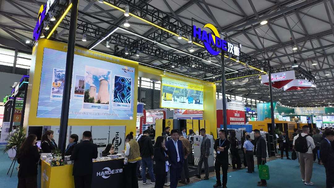 直击现场 | 汉德空压机闪耀2025上海压缩机展，首日盛况空前！